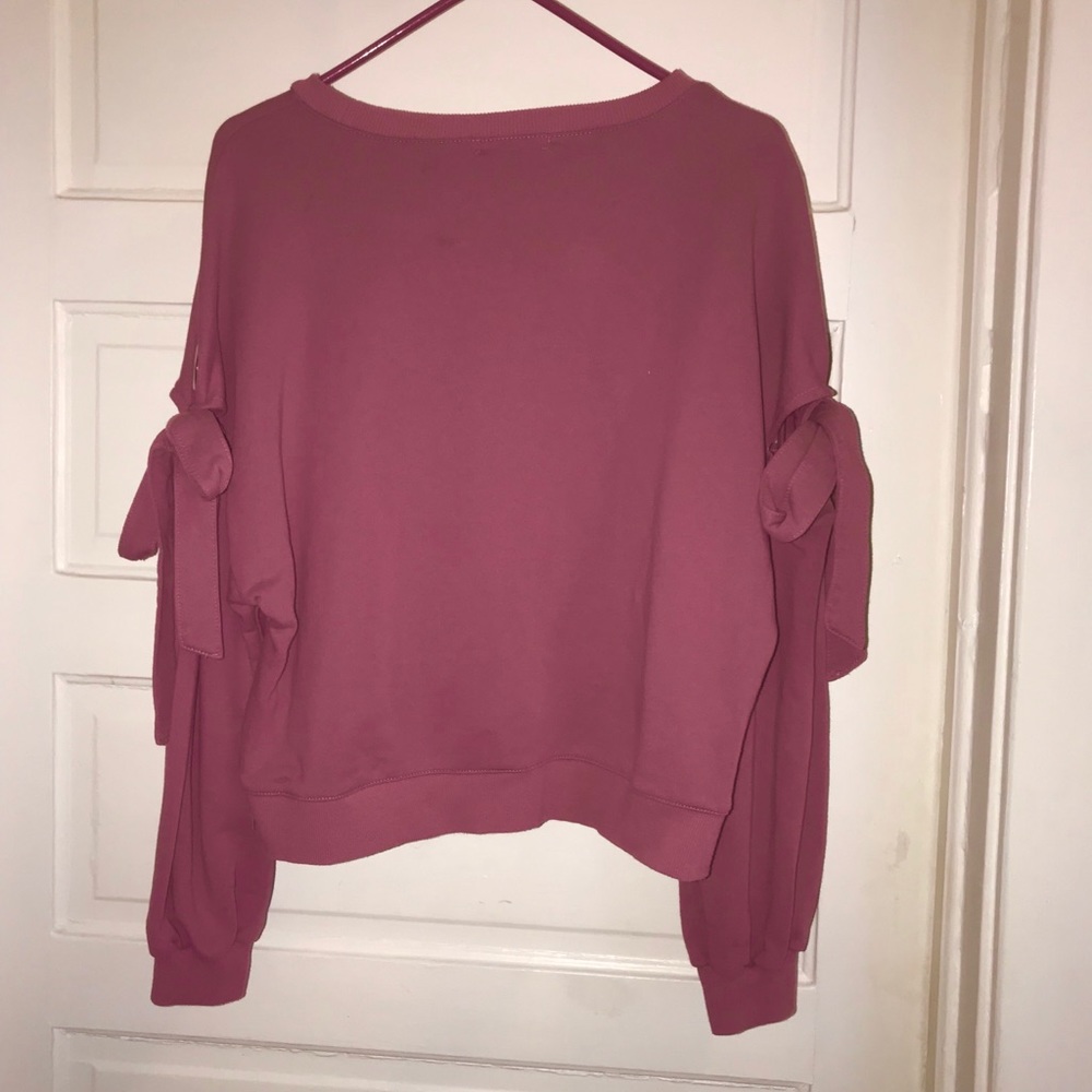mauve sweater